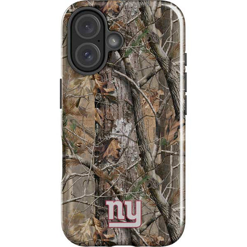 NFL New York Giants Realtree AP Camo iPhone 16 Plus Impact Case